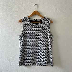 Banana Republic Textured Sleeveless Top, Medium